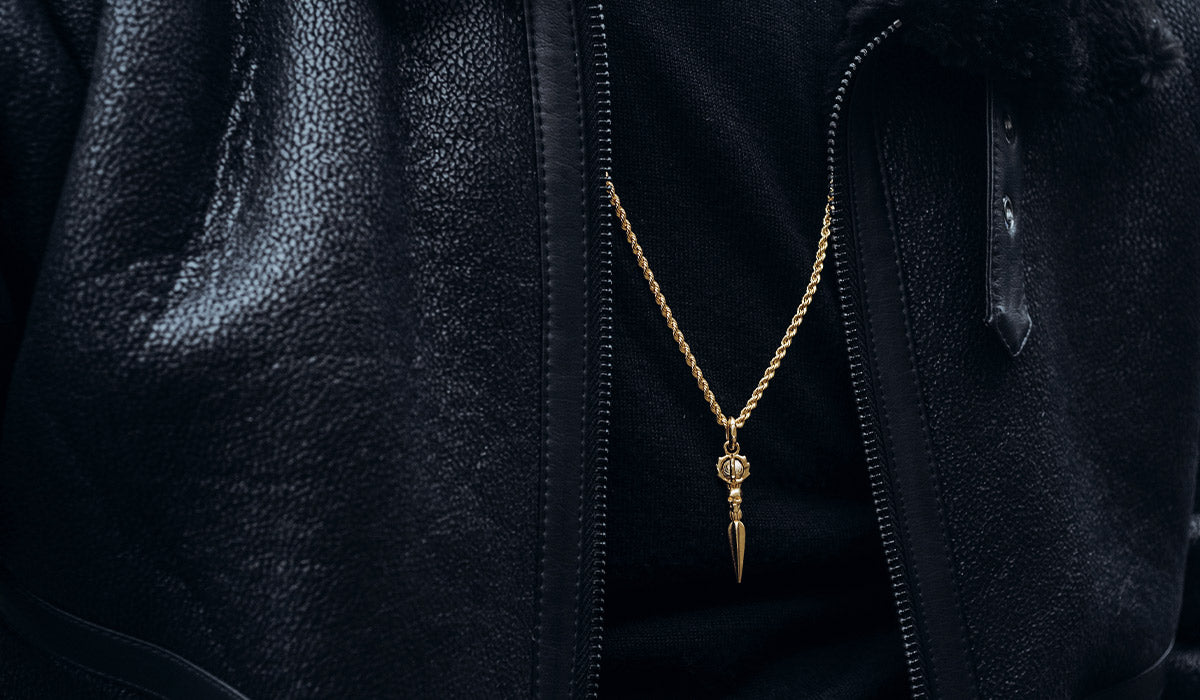 Meaning of Vajra Swedish Meteorite Necklace