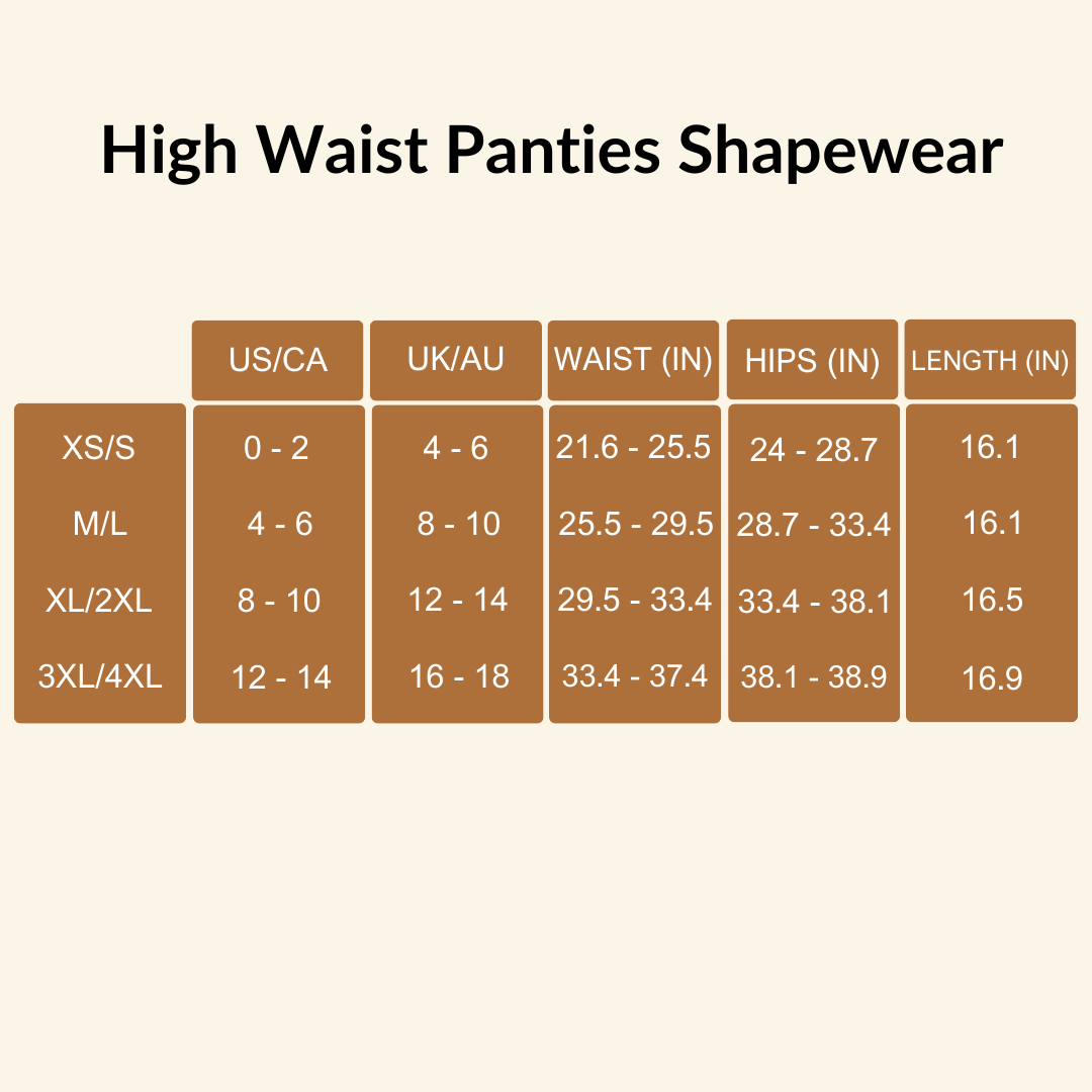 High Waist Panties Shapewear