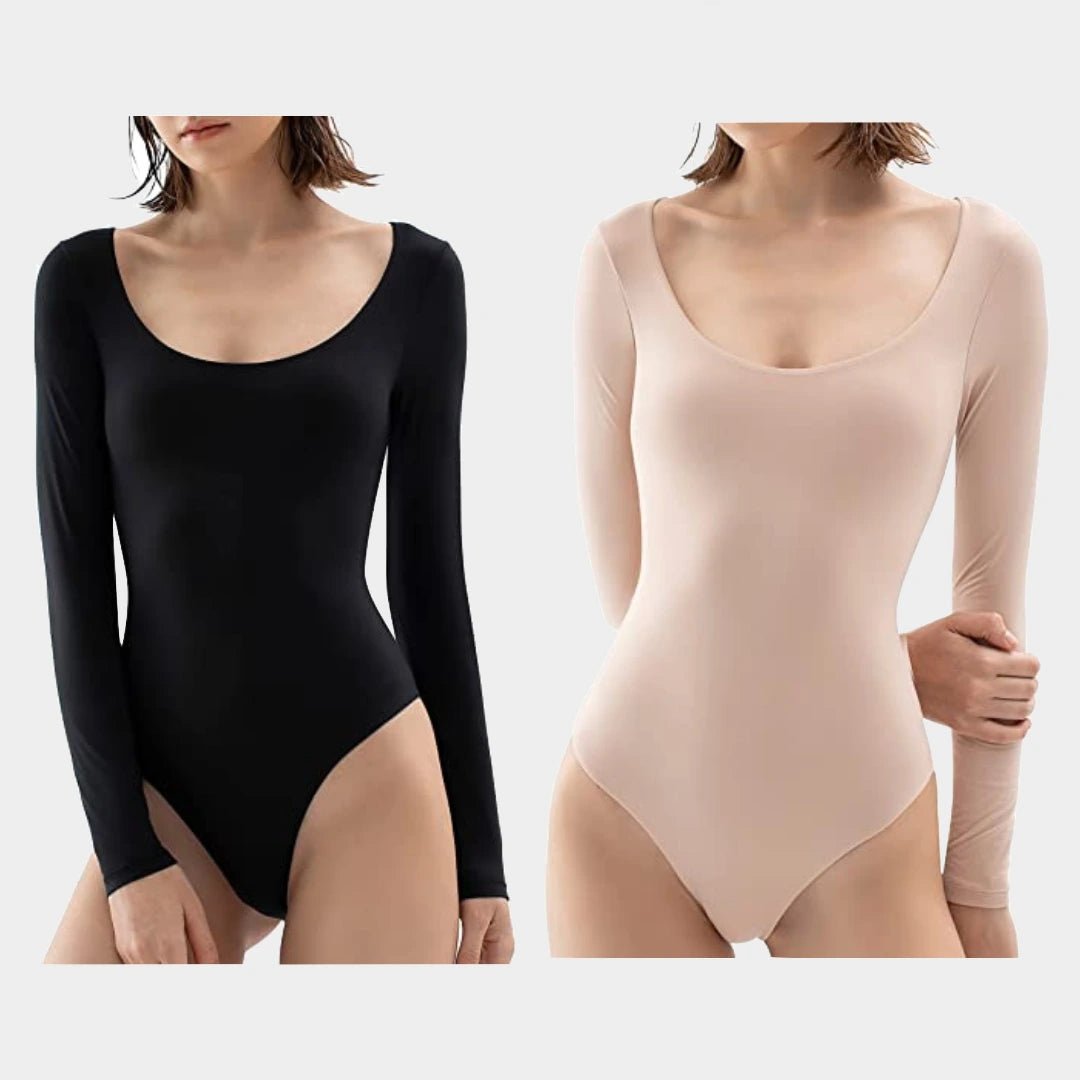 Long Sleeve Scoop Neck Bodysuit