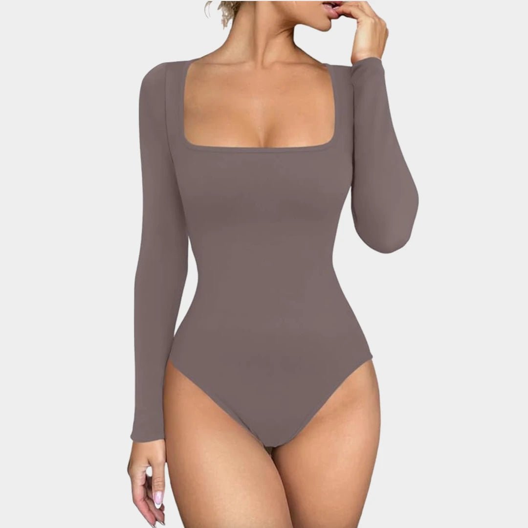 Long Sleeve Square Neck Bodysuit