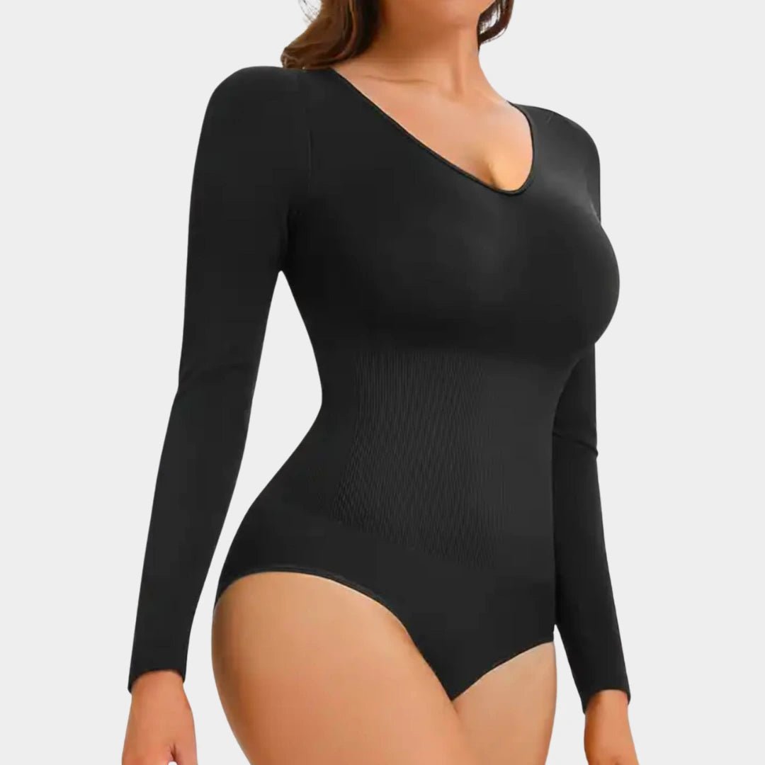 Long Sleeve V-Neck Bodysuit