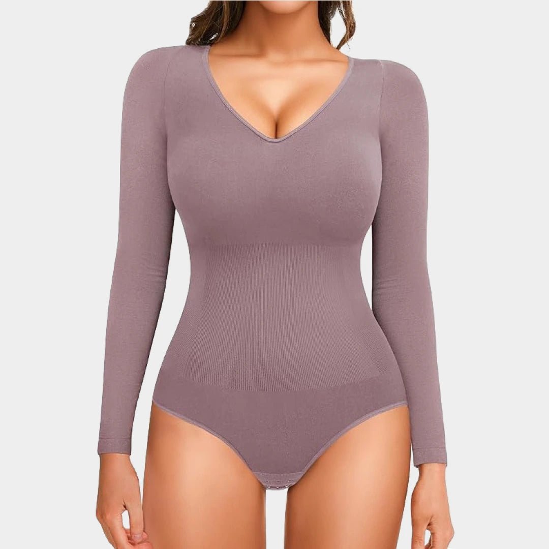 Long Sleeve V-Neck Bodysuit