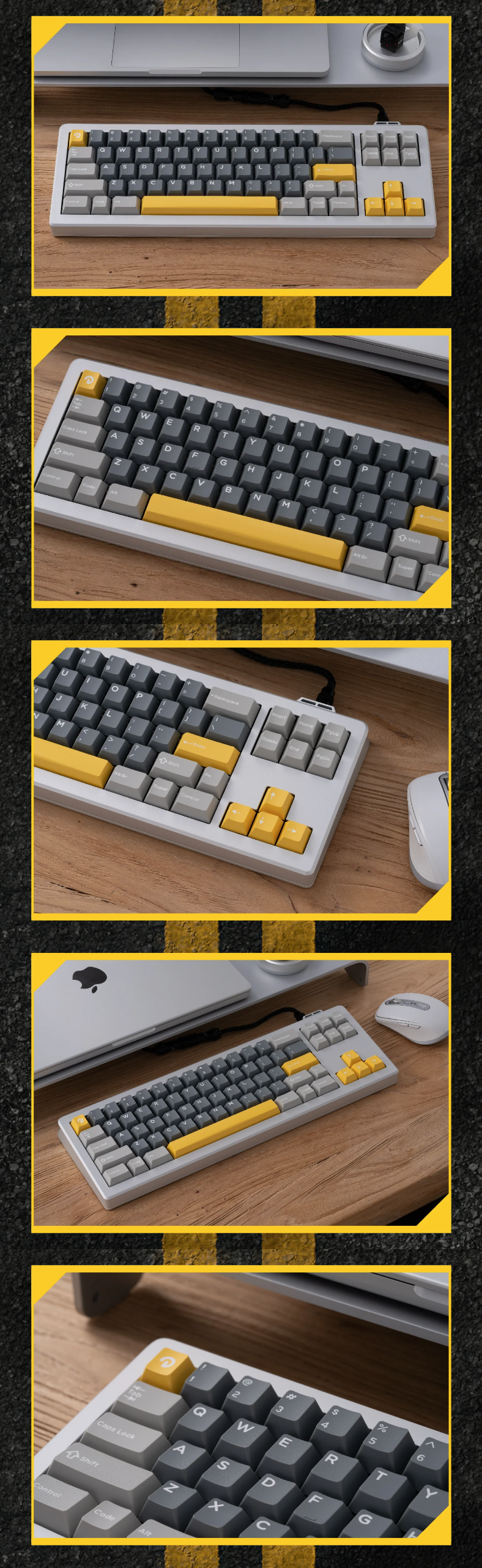 DOMIKEY CHASER Cherry Profile Keycaps