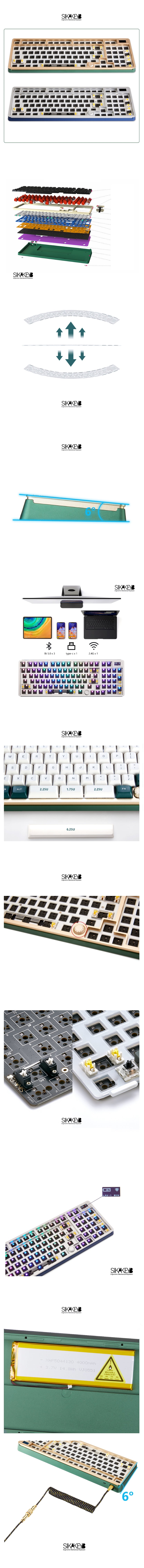 SIKAKEYB SK8 Gasket Keyboard Kit-1