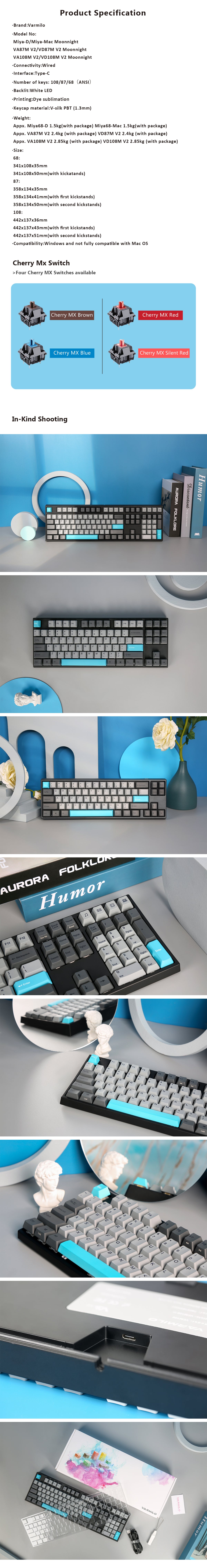 VARMILO VA Series V2 Moonlight 87keys-1