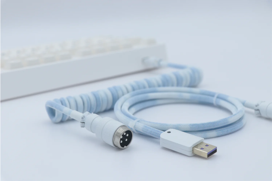 YUNZII Gradient Color Custom Coiled Aviator USB Cable Cord -2