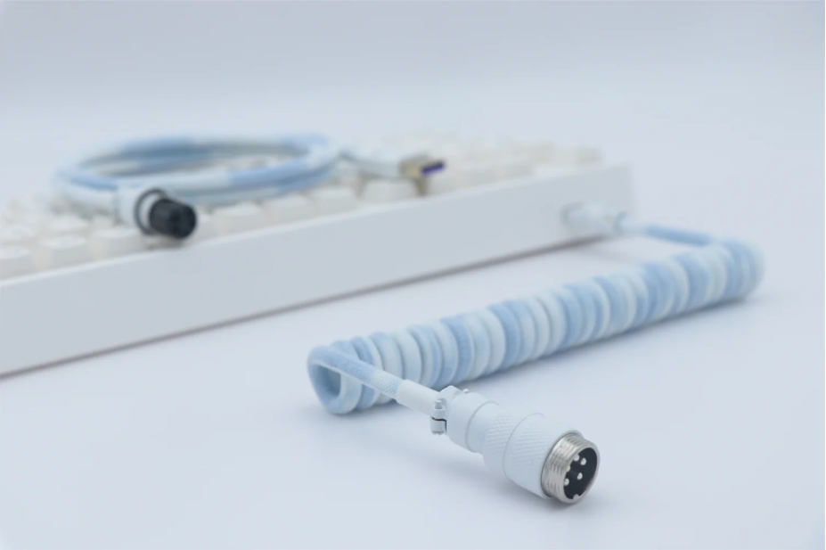 YUNZII Gradient Color Custom Coiled Aviator USB Cable Cord -3