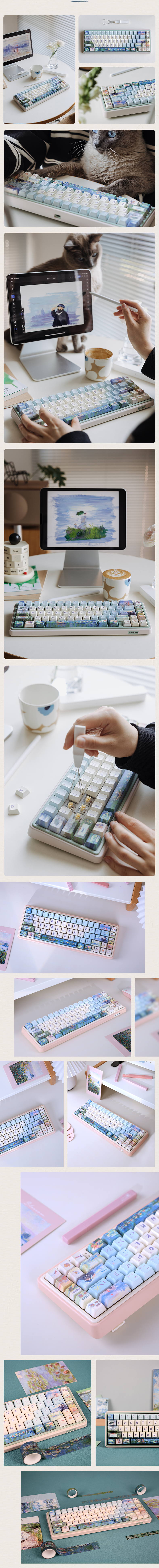 Varmilo Monet Theme Keycaps Set-2