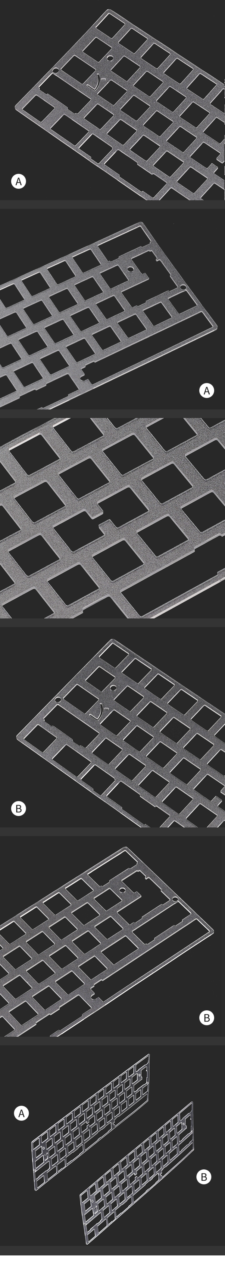 KBDfans DZ60 60% PC Plate