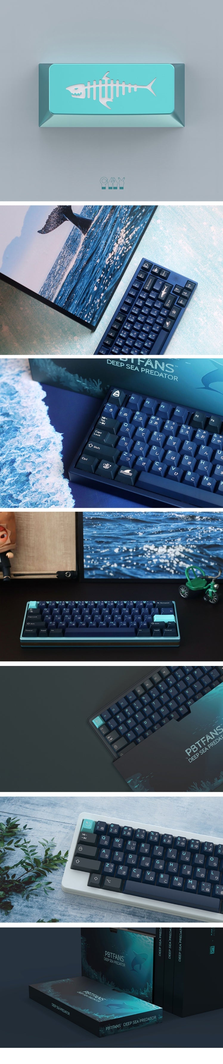 KBDfans Deep-sea Predator Cherry Tastenkappen Set-2