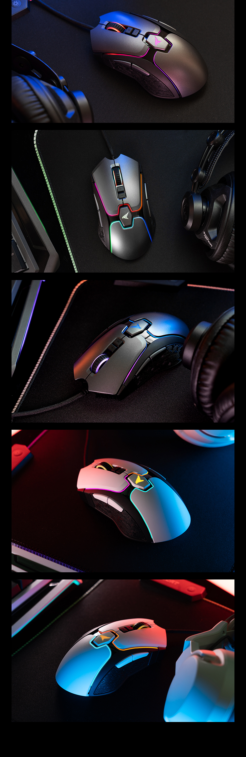 DURGOD GM90 Wired RGB Mouse