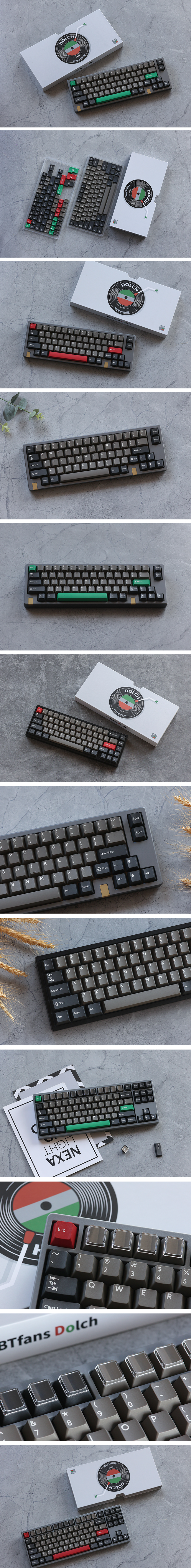 KBDfans PBTFANS DOLCH Cherry Keycaps-2