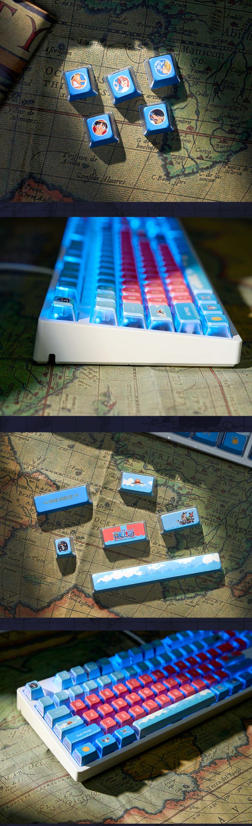 ZOMOPLUS x KeyTok ワンピース OEM キーキャップセット