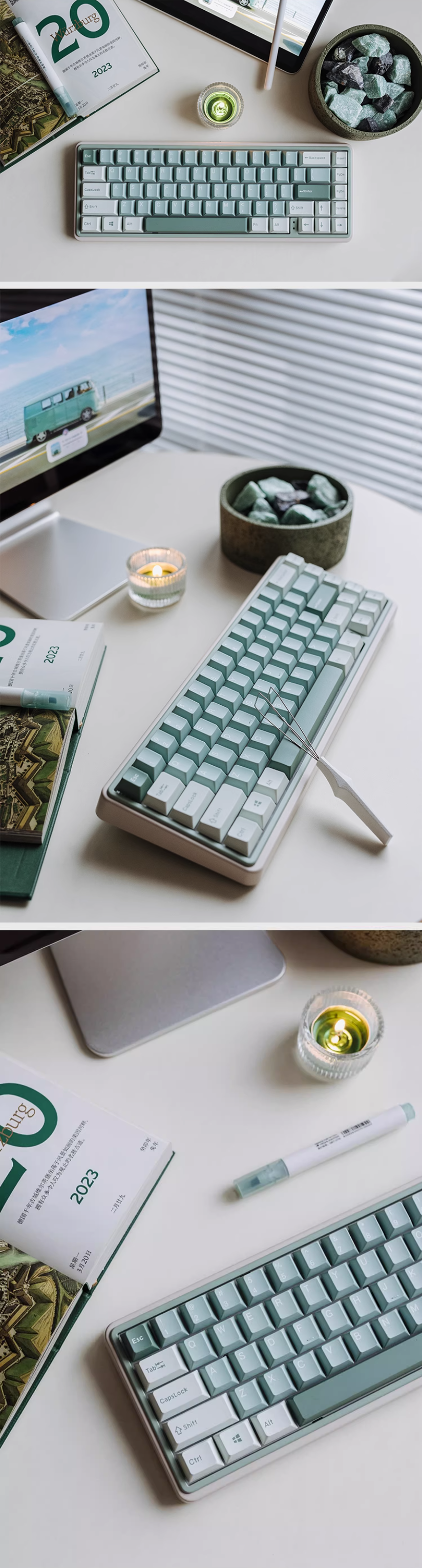 Varmilo-Moos-Kirschprofil-Tastenkappen