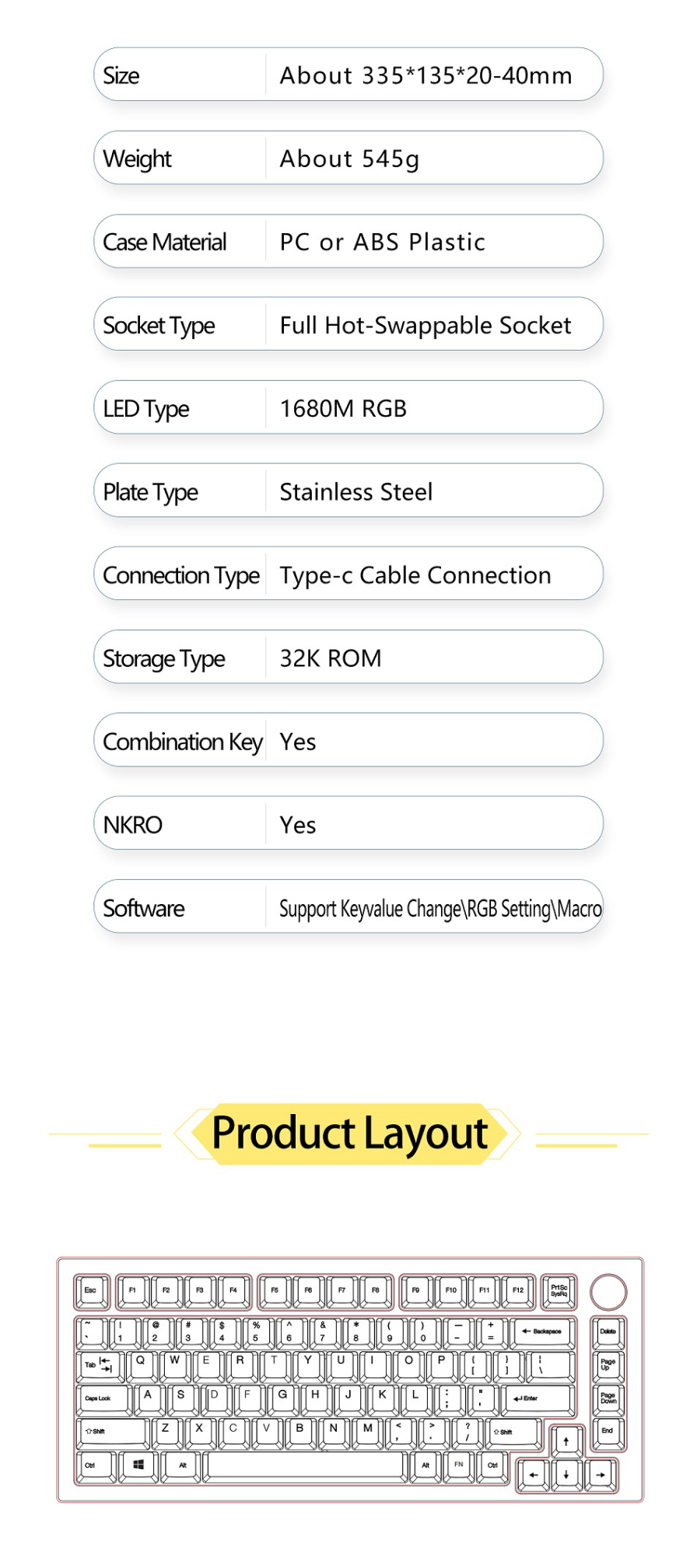 NextTime X75 Gasket Keyboard Kit-1