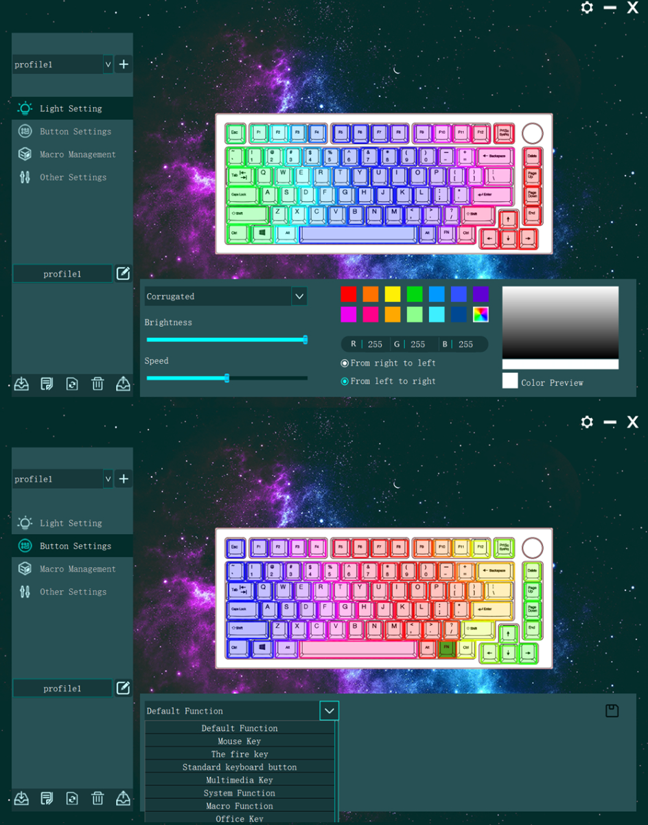 NextTime X75 ガスケット キーボード キット-3