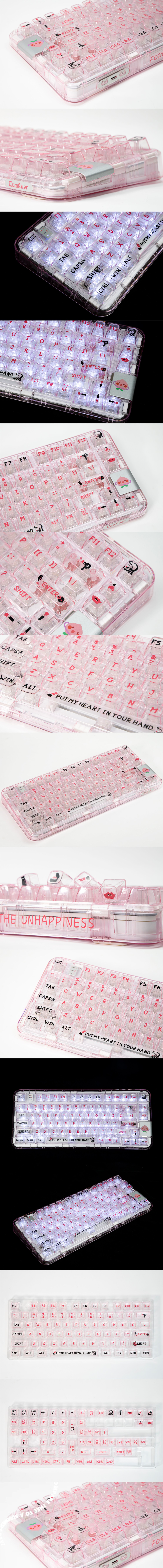 CoolKiller Transparent SA Keycaps Set