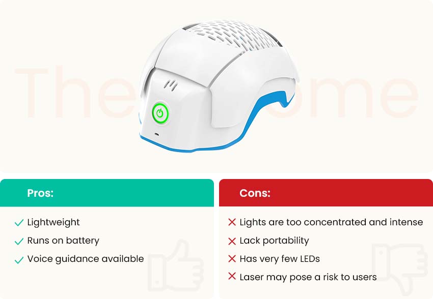 comparison of iresotre and scienldoic about red light therapy for hair growth