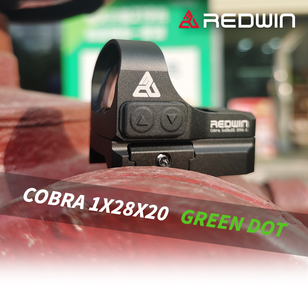  ACEXIER Green Fiber Red Dot Sight 1x28 Collimator