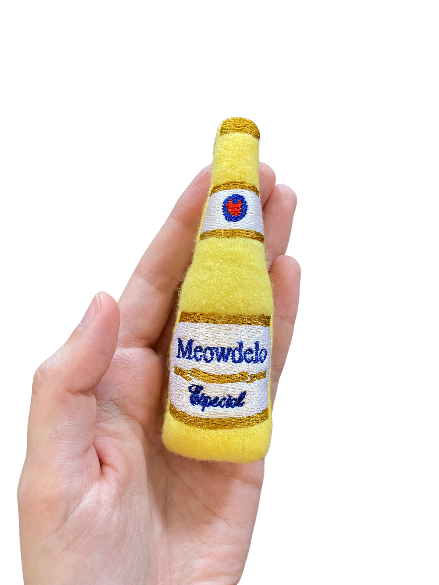 Meowdelo Modelo Beer Cat Toy - Catnip Toy