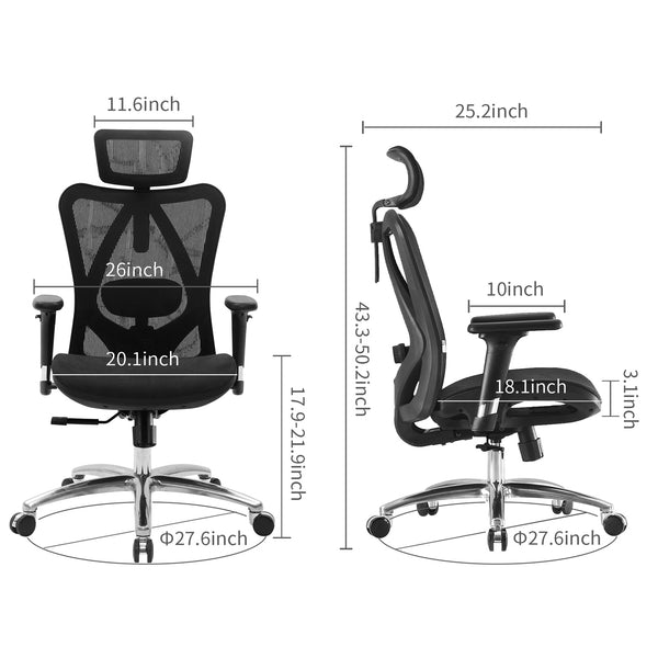 Best SIHOO M57 Ergonomic Mesh Office Chair
