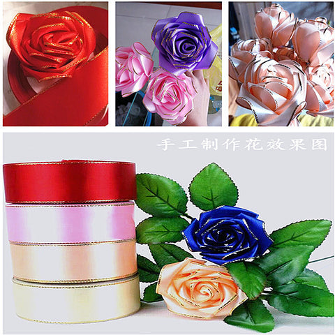 6 Handmade Ribbon Flowers 2-1/2 Inches Over 150 Colors to Choose MY-873  Ready to Ship 