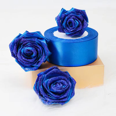 DIY Whole Kits For Ribbon Rose Flowers Bouquet Girlfriend Mother