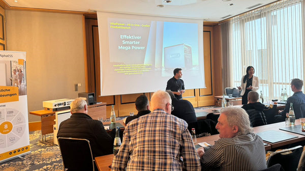 AlphaESS Deutschland Roadshow VitaPower Balkonkraftwerk mit Speicher