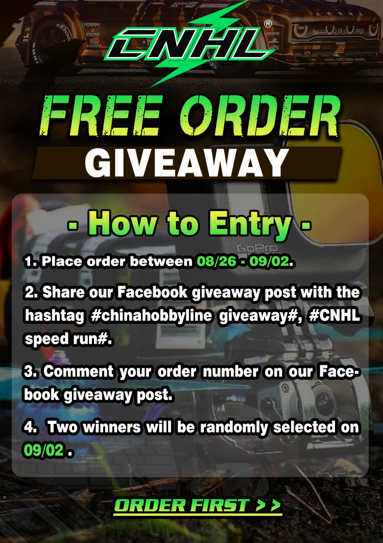 Chinahobbyline giveaway