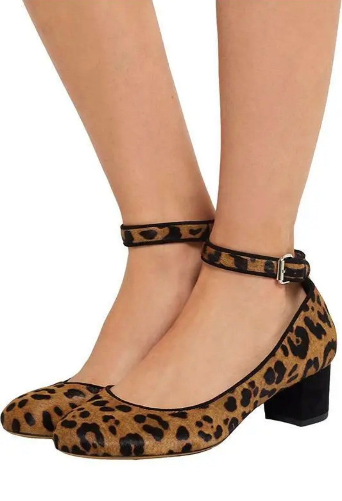 Tabitha Simmons Martha Leopard Haircalf Black