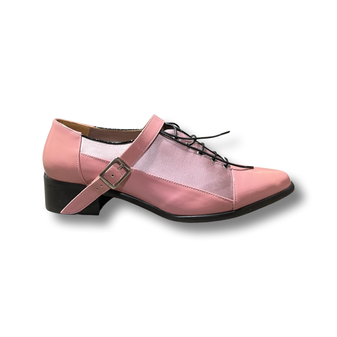 Tabitha Simmons Candy Pink/Black Patent/SA