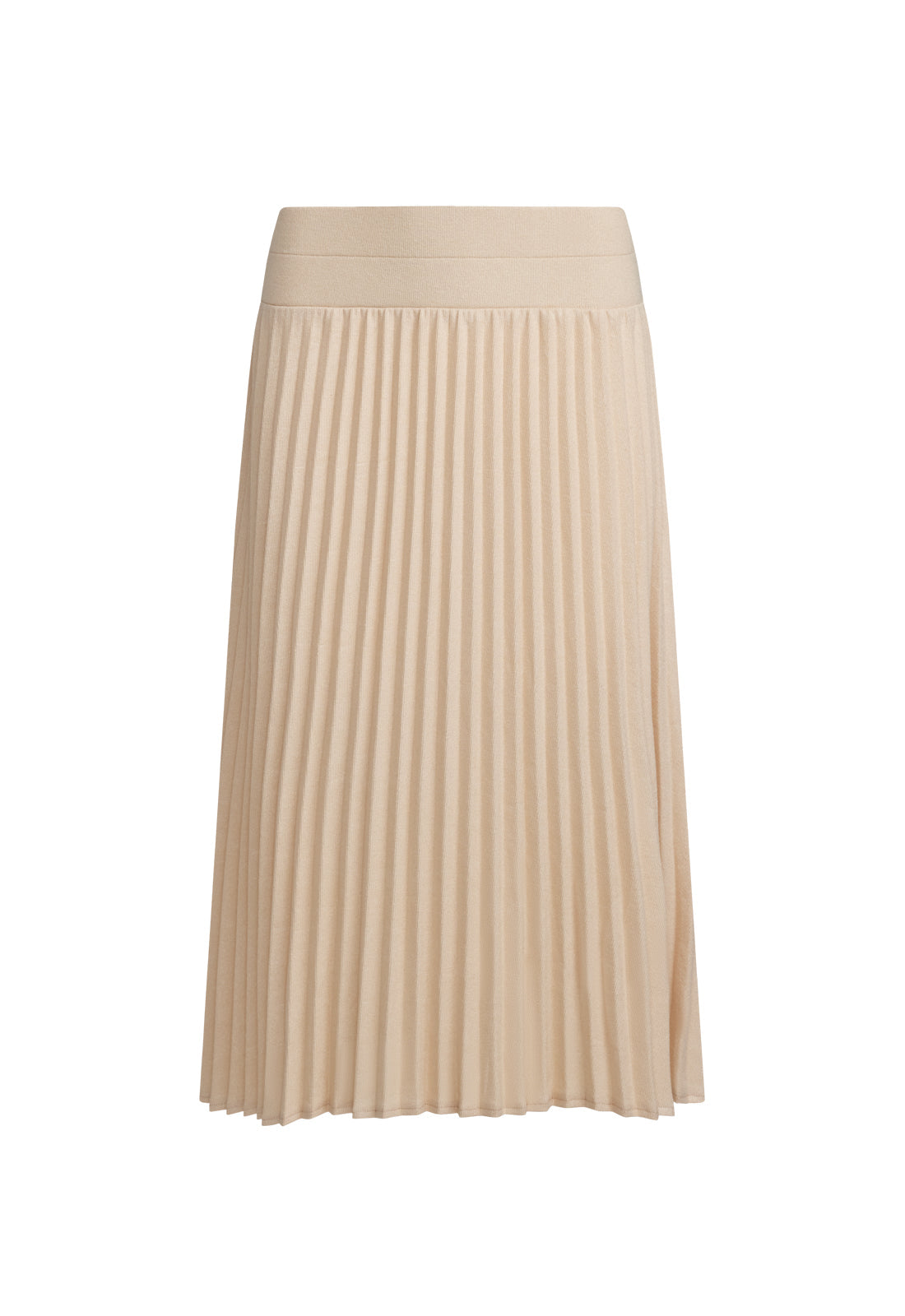 SYDNEY PLEAT SKIRT - OATMEAL