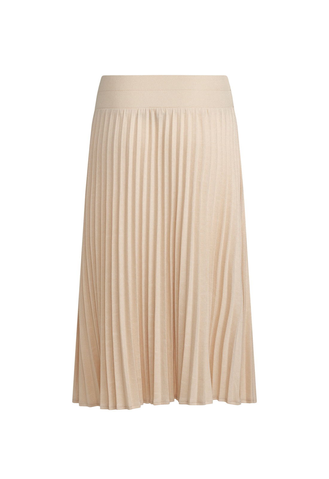 SYDNEY PLEAT SKIRT - OATMEAL