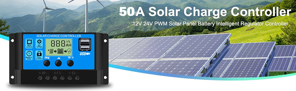Kit Panneau solaire 30W avec contrôleur de charge 12-24V 30A+