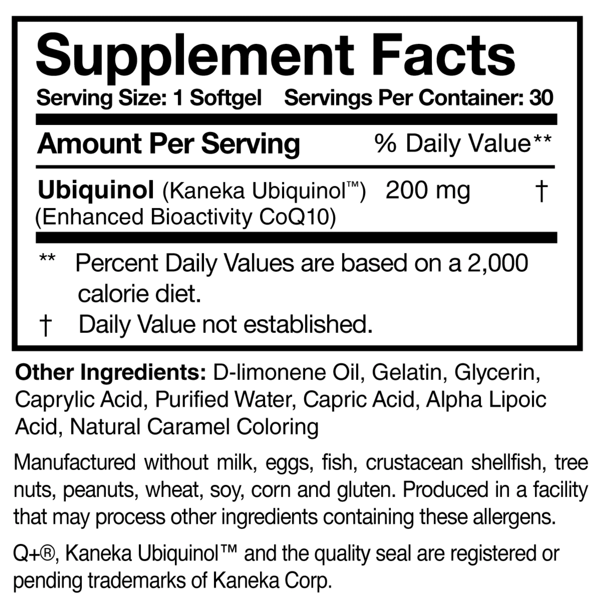 Ubiquinol Super 200