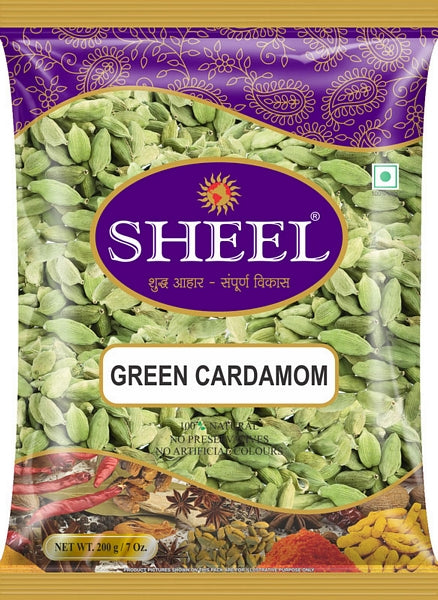 Green Cardamom (Hari Elaichi) - 7 oz. (200g)