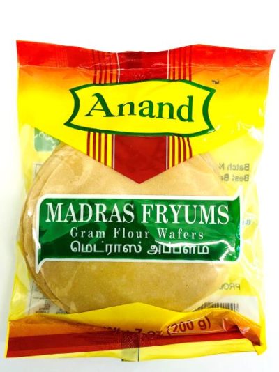 Madras Fryums / Appalam (7oz / 200g)