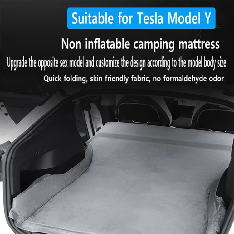 For Tesla Model Y / 3 Car Suede Air-free Mattress