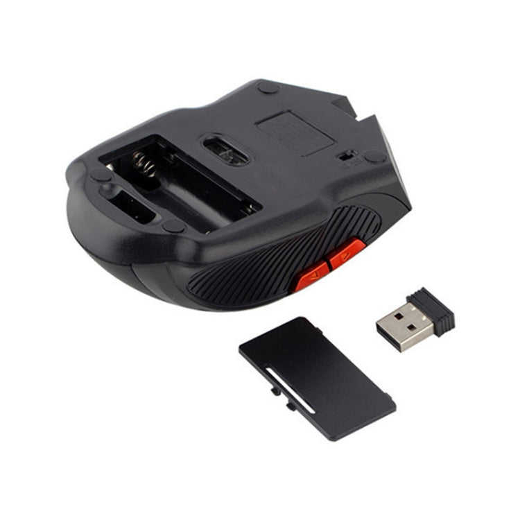6-keys 2.4G 1600DPI Three-speed Adjustable Wireless Office Mouse(Blue)