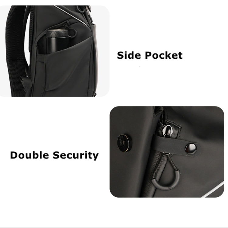 Cwatcun D89 Camera Backpack Waterproof Leather Film 15.6 Laptop Sleeve Bag, Size:43.5 x 33 x 22.5cm(Black)