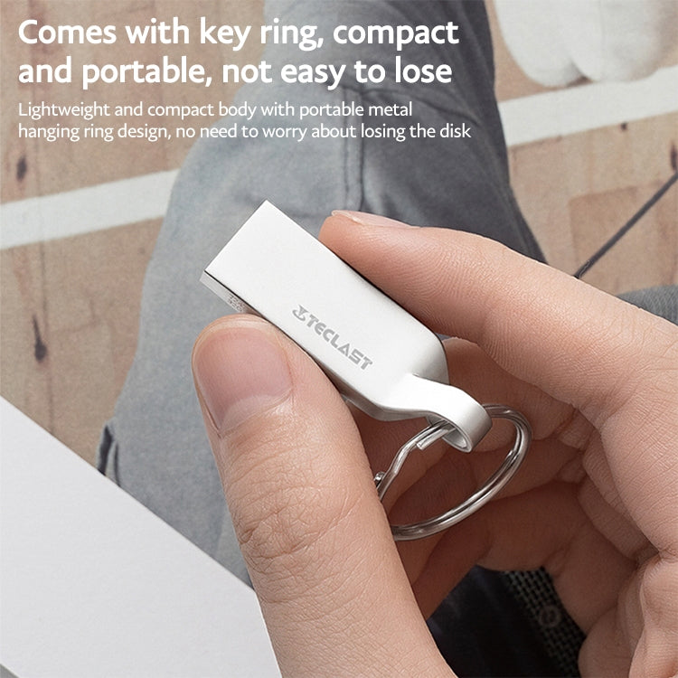 Teclast Mobius Series USB2.0 Flash Drive, Memory:64GB(Silver)