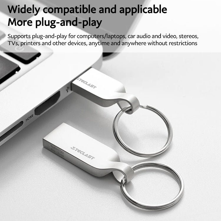 Teclast Mobius Series USB2.0 Flash Drive, Memory:64GB(Silver)
