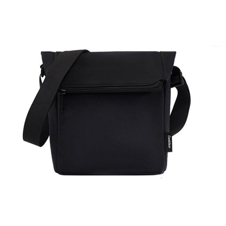 Cwatcun D103 Crossbody Camera Bag Photography Lens Shoulder Bag, Size:22.5 x 19.5 x 8cm(Black)