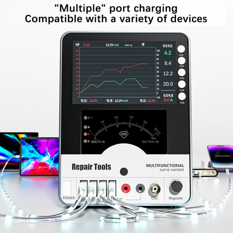 TBK 217 150W 30V 5A Curved DC Regulated Power Supply, UK Plug