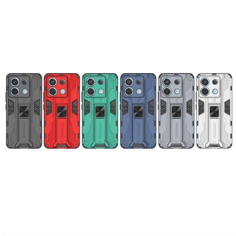 For Xiaomi Poco X6 Supersonic Armor PC Hybrid TPU Phone Case(Green)