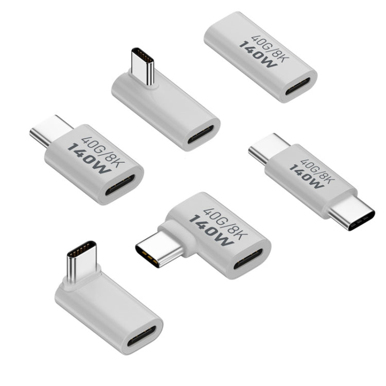 USB 3.1 Type-C to Type-C 40Gbps 8K Transmission Adapter 140W 5A Charge, Specification:Type-C Male to Female