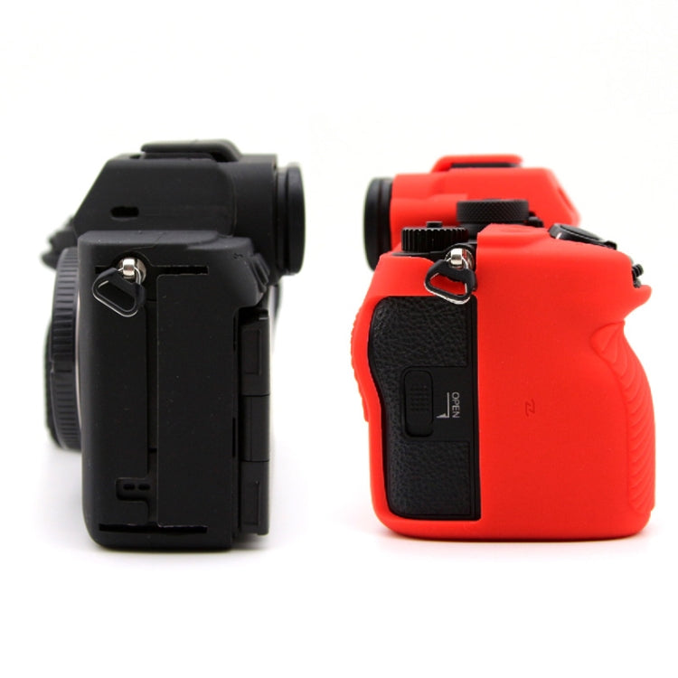 For Sony A7RV Mirrorless Camera Protective Silicone Case, Color: Coffee