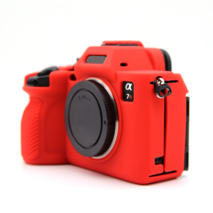 For Sony A7RV Mirrorless Camera Protective Silicone Case, Color: Coffee