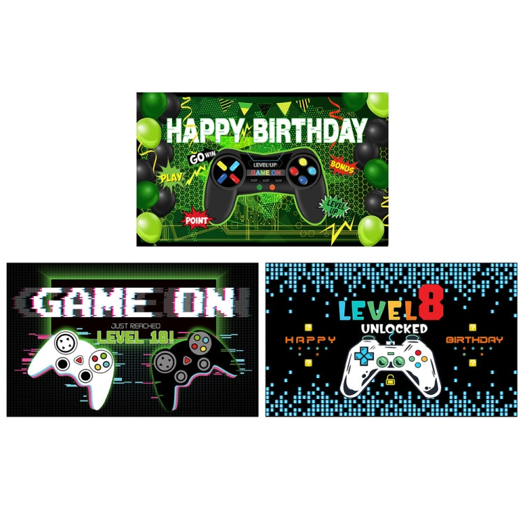 180x110cm Game Console Theme Birthday Background Birthday Party Decoration Banner(2023SRB51)