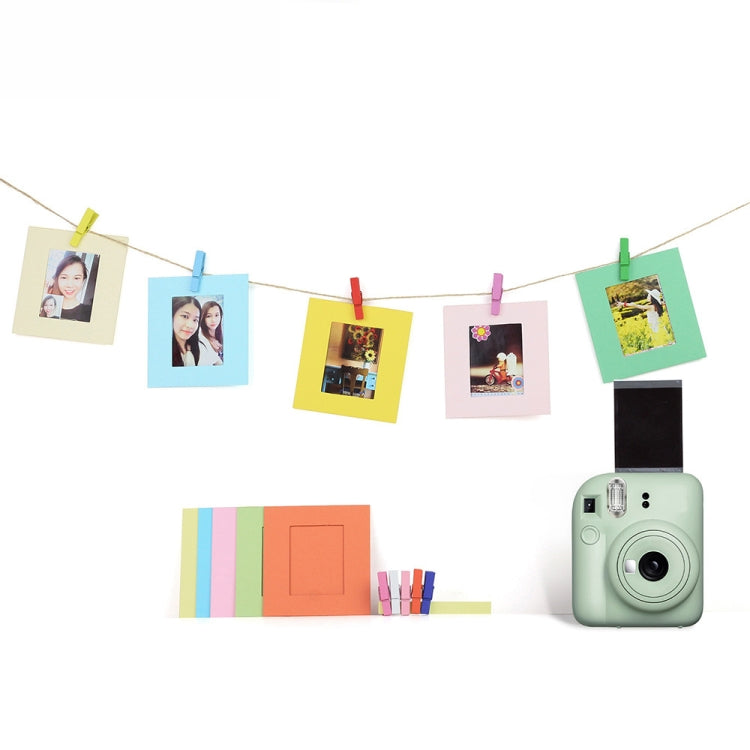 For Polaroid Mini12 7 in 1 Photo Album Sticker Photo Frame Camera Bag, Color: White